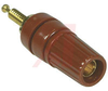 Binding Post, Single; Miniature Nut; 15A; 1000 V; Gold Plated Brass; Red; - 70120818 - Allied Electronics, Inc.