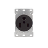 Grounding Flush Mount Power Outlet, 50 Amp 250V 6-50R - 2102S - Suzhou Ele Mfg Co., Ltd.
