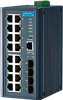 16FE+4G SFP Managed Ethernet Switch, -40~75℃ -- EKI-7720E-4FI-BE - Image
