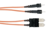 Ceramic Terminated 62.5-Micron Multimode GSA Fiber Optic Cable, ST-SC, Duplex Plenum, 5-m (16.4-ft.) -- EFP4010-005M - Image