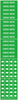 Brady B-946 White on Green Vinyl Self-Adhesive Pipe Marker - 2 1/4 in Height - 1/2 in Character Height - 2 3/4 in Length - Printed Msg = SERVICE WATER with Right Arrow - 7257-3C - 754476-81657 - R. S. Hughes Company, Inc.