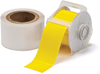 Brady Toughstripe B-483 Yellow Polyester Thermal Transfer Continuous Thermal Transfer Printer Label Roll - 1.125 in Width - 100 ft Length - 142162 - 754473-19074 - R. S. Hughes Company, Inc.
