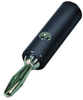 Black Insulated Banana Plug; Gender Mcm - 39C1177 - Newark, An Avnet Company