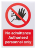 Prohibition Signs - 146451 - RS Components, Ltd.