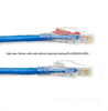7FT Blue CAT6 550MHz Ethernet Patch CBL UTP CM Locking Slimline - C6PC80-BL-07 - Black Box