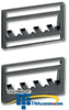 Panduit® Mini-Com Ultimate ID Patch Panel Faceplates.. -- UICPPL4BL