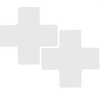Floor Corner Marks - Crosses - 3