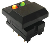 Pb Sw, Spdt, 0.3A, 12V, Grn/red, Solder; Product Range E-Switch - 08X1095 - Newark, An Avnet Company