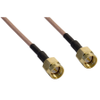 Amphenol CO-316SMAX200-001 RG316 High Temperature Teflon Coaxial Cable - SMA Male to SMA Male 1ft - Image