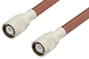 SC Male to SC Male Cable 60 Inch Length Using RG393 Coax, RoHS - PE3416LF-60 - Pasternack