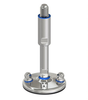 Hygienic Leveling Mounts Solid Boltodwn Vulcanized Leveler -- VLH369F - Image