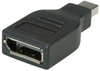 Adapter, Dp Rcpt-Mini Dp Plug, Blk; Audio Video Connector A Roline - 58AC5087 - Newark, An Avnet Company