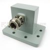 WR-137 to Type N Female Waveguide to Coax Adapter PDR70 Standard with 5.85 GHz to 8.2 GHz in Aluminum - SMW137ACNG - Fairview Microwave Inc.