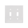 2-Gang Toggle Wall Plates, Metal Standard Size Glossy Finish - 12SFS - Suzhou Ele Mfg Co., Ltd.