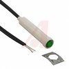 Indicator,Pnl-Mnt; Light;Green;Neon;0.31 in.;105-125 VAC;Black;White Nylon - 70129899 - Allied Electronics, Inc.