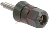 Binding Post, Single; Larger Stud Nut; 30 A; 1000 V; Nickel Plated Brass; Green - 70120903 - Allied Electronics, Inc.