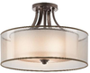 Semi-Flush Mts.-Drum Shade - 391899 - Light Center (The)