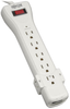 Protect It! 7-Outlet Surge Protector, 12-ft. Cord, 1080 Joules, Fax/Modem Protection, RJ11 -- SUPER6TEL12
