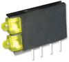 Circuit Board Indicator, 2 Led, Yellow; Led Color Kingbright - 27X9155 - Newark, An Avnet Company
