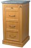 Wood Look 240 Capacity Punch Card Medication Cart, Stan.. - WL240PCN - Harloff Company, Inc. (The)