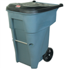 65 Gallon Brute®quo; Roll Out Container -- RUB132 - Image