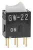 Ultra-Thin Rockers - GW22RBP - NKK Switches