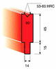 90&ordm; Sash-Type Single-Vee Die - 2190/A/90&ordm;/10 - FabSupply Incorporated