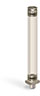 Vented Straight Nylon Liquid Level Gage, 4 1/2” Sight Opening, 1/8” Male NPT Mounting Thread -- B3641-40416BA1W