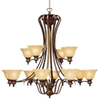 Large Chandeliers-Glass Shade - 634647 - Light Center (The)
