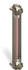 (Formerly YB3169-1-6CL), Standard Steel Liquid Level Gage, 6” Centerline, Front Mount 1/2