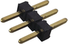 Board-To-Board Connector, Single, Tmm Series, Through Hole, Header, 3, 2 Mm, Gold Plated Contacts Rohs Compliant Samtec - 15P3450 - Newark, An Avnet Company