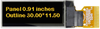 Oled Graphic Display, Cog, 128 X 32P, 3V Rohs Compliant Midas - 45AJ5945 - Newark, An Avnet Company