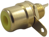 Rca (Phono) Audio / Video Connector, Socket, 8.3 Mm, 1, Yellow, Metal Body, Gold Plated Contacts Rohs Compliant Multicomp Pro - 26M2033 - Newark, An Avnet Company