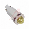 LED; Yellow; 0.63 in.; 0.5/0.505 in.; 1.45 in.; Polished Stainless Steel - 70129914 - Allied Electronics, Inc.