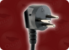 SI 32 ISRAELI to IEC-60320-C13 AUTO-LOCK HOME // Power Cords // International Power Cords // Israel Power Cords -- 8560.120AL - Image