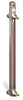 Levelux Steel Liquid Level Gage with Shut-Off, 12” Centerline, Back Mount 1/2