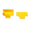 Fiber Raceway Tee, 2x2, Lid - FRCT1YL - Belden Inc.