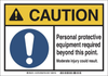 Brady B-869 Polypropylene Rectangle White Safety Awareness Label - 14 in Width x 10 in Height - 145757 - 754473-54549 - R. S. Hughes Company, Inc.