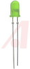 LED; Green;1.2mcd;5mmDia.;25deg;565nm;7mA;1.9V Vf;20V Vr;20mW;GaP on G - 70061509 - Allied Electronics, Inc.