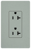 Duplex/Single Receptacle - SCR-20-BG - Lutron Electronics Co., Inc.