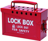 Enclosure, Hand Held, Steel, Red; Lockout Device Type Brady - 72C8165 - Newark, An Avnet Company