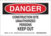 Eco-Friendly Danger Sign - 116011 - Brady Corporation
