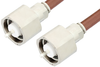 LC Male to LC Male Cable 108 Inch Length Using RG393 Coax - PE33539-108 - Pasternack