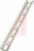 DIN Rail; Steel; Zinc; Perforated Steel; 1 m - 70077223 - Allied Electronics, Inc.