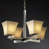 POR-8829-40-OVAL-NCKL Mid. Chandeliers-Glass Up - 670612 - Capital Lighting, Inc.
