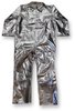 Chicago Protective Apparel Silver XL Aluminized Rayon Heat & Fire-Resistant Coveralls - Fits 48 to 50 in Chest - 605-AR XL - 605-AR XL - R. S. Hughes Company, Inc.