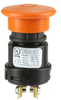 Push Pull Switch 2NO Circuits In Push / Orange Button -- 89496 - Image