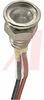 Indicator,Pnl-Mnt;MODEL 109,5MM FLUSH FACE, SCREW MOUNT LED, 12VDC PURE WHITE -- 70015397