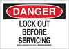 LockOut/Tagout Sign - 127560 - Brady Corporation