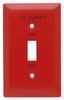 Standard Wall Plate - SS1-OBRED - Legrand - Pass & Seymour